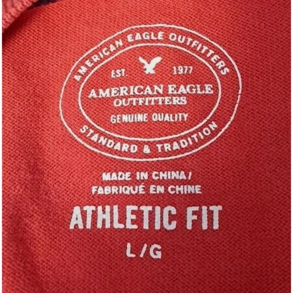 American Eagle Men's Large Orange Sweater - Picture 5 of 5